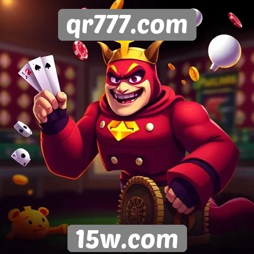 Variedade de jogos disponíveis em qr777.com